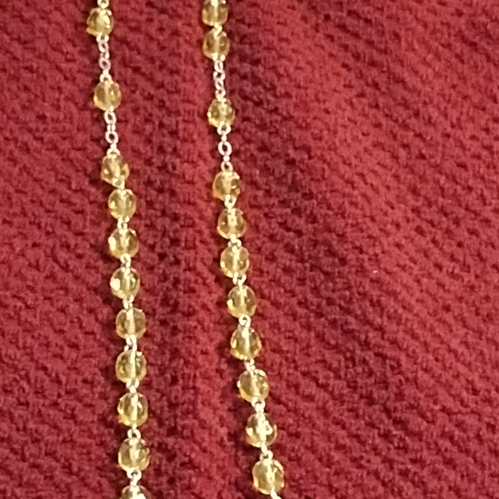 Elegant Gold Rosary with Silver Accents - Picture 6 of 6